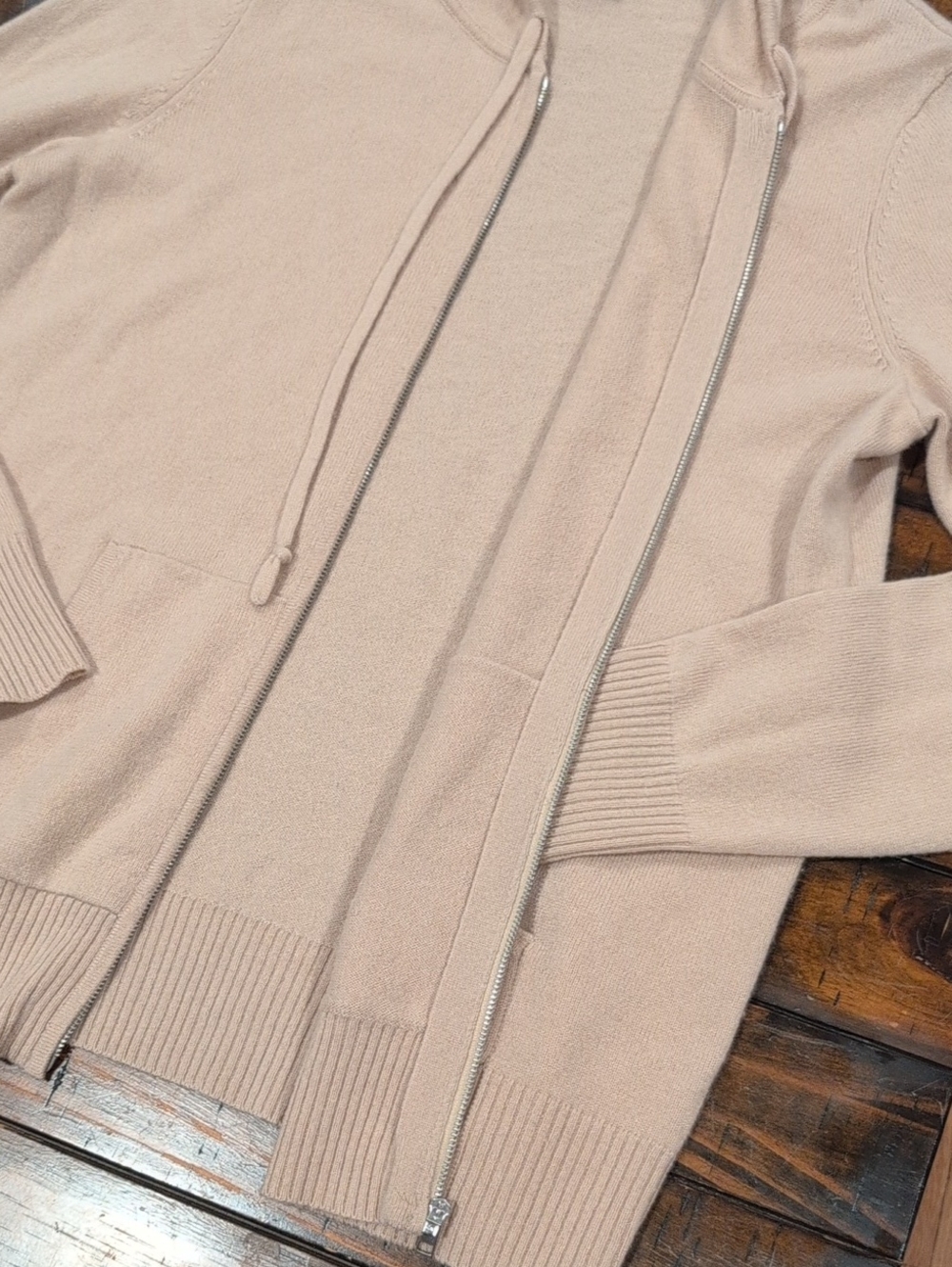 Bloomingdale's Cashmere Full Zip Hoodie C By Bloomingdale's - Picture 5 of 7